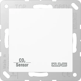 Jung KNX CO2-Sensor 2-fach Alpinweiß, Multisensor (CO2 A 2178 BF WW)