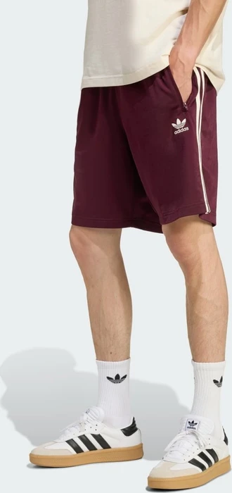 adidas Adicolor Firebird Shorts maroon/cream white (Herren)