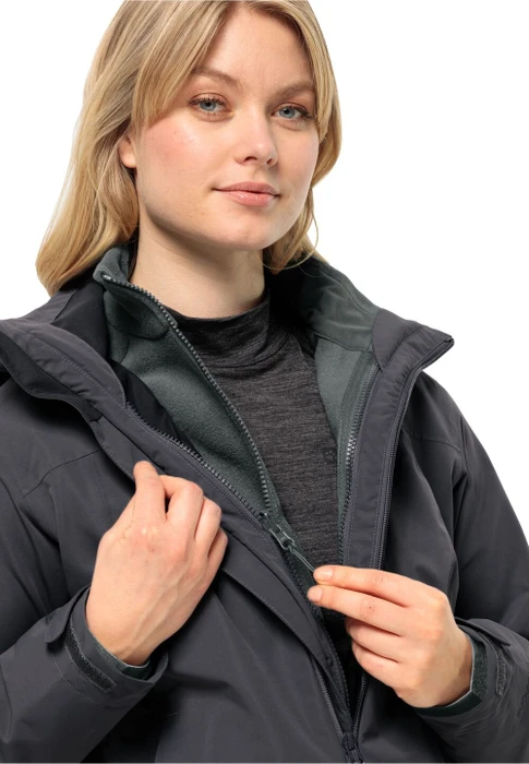 Jack Wolfskin Moonrise FZ Funktionsjacke slate green (Damen)