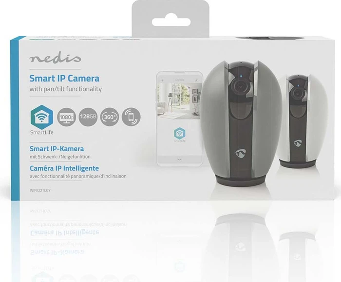 Nedis SmartLife Innenkamera weiß/grau