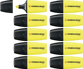 STABILO Boss Mini gelb, 10er-Pack