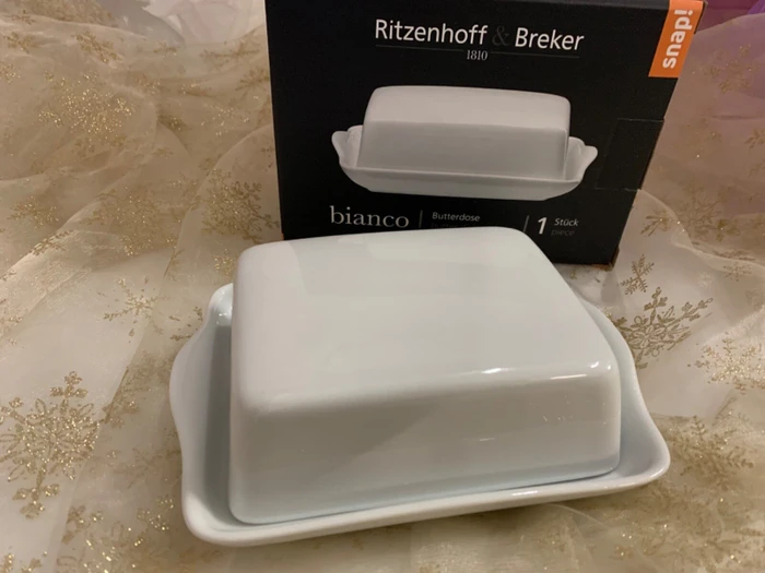 Ritzenhoff & Breker Bianco Butterdose 16.5x12.5cm
