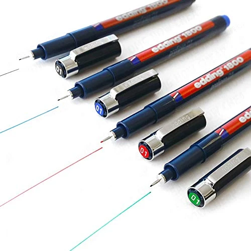 edding 1800 0.25mm sortiert, 4er-Set