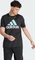 adidas Essentials Single Jersey Big Logo T-Shirt kurzarm black/light aqua (Herren) Vorschaubild