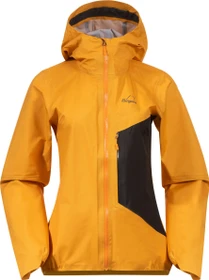 Bergans Y LightLine Air 3L Shell Funktionsjacke mango yellow/dark shadow grey (Damen)