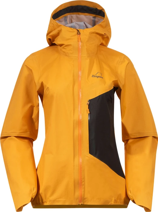 Bergans Y LightLine Air 3L Shell Funktionsjacke mango yellow/dark shadow grey (Damen)