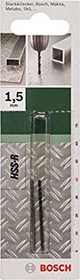 Bosch DIY HSS-R Spiralbohrer, 1.5x18x40mm, 1 Stück