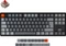 Keychron K8, 80% TKL, Aluminium, LEDs RGB, hot-swap, schwarz, Gateron RED, USB/Bluetooth, DE Vorschaubild