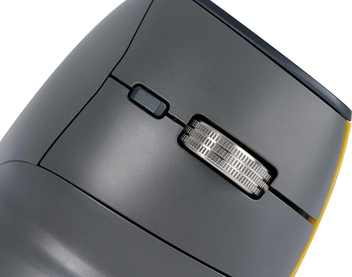 BakkerElkhuizen FastForward 3-Mode Vertical Mouse, dunkegrau, USB/Bluetooth