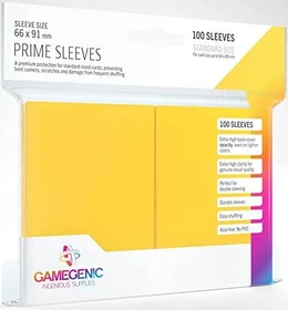 Gamegenic Prime Sleeves gelb, 100 Stück