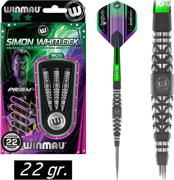 Winmau Simon Whitlock Steel Dart Dartpfeil 22g