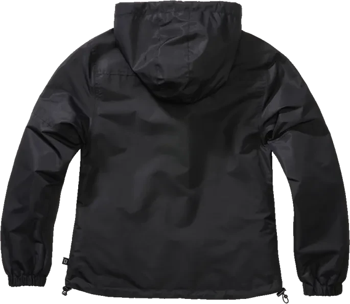 Brandit Windbreaker Summer Frontzip Jacke schwarz (Damen)