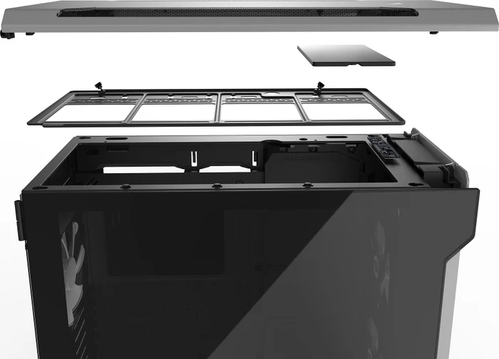 Phanteks Enthoo Evolv X, silber, Glasfenster