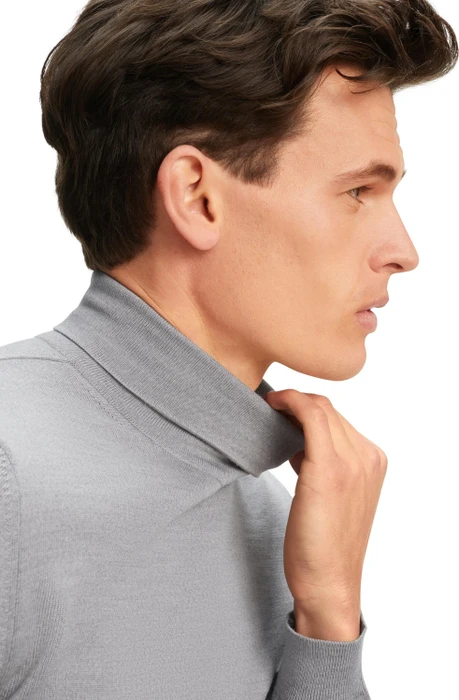 Falke Basic Apparel Rollkragen Pullover light grey (Herren)