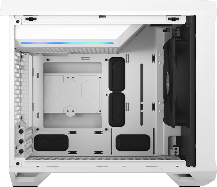 Fractal Design Torrent Nano White TG Clear Tint, Glasfenster, Mini-ITX