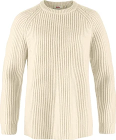 Fjällräven Övik Rib Strickpullover chalk white (Damen)