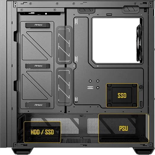 Antec P30 Air, Glasfenster