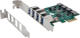 Exsys 4x USB-A 3.0, PCIe 2.0 x1 (EX-11044)