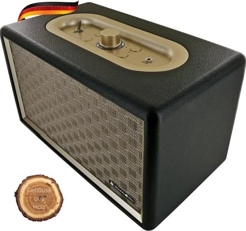 Schwaiger Retro Bluetooth Speaker schwarz