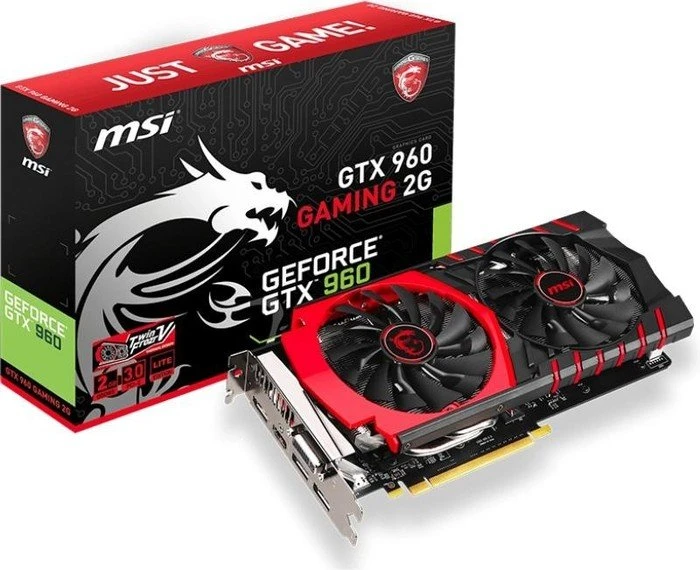 MSI GeForce GTX 960 Gaming 2G LE, 2GB GDDR5, DVI, HDMI, 3x DP