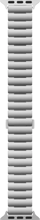Peter Jäckel Armband Elite Strap für Apple Watch 44/45/46/49mm silber