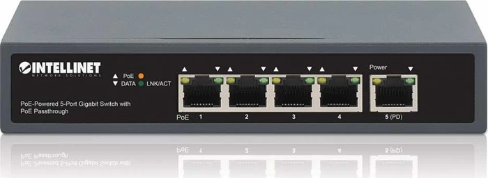 Intellinet Desktop Gigabit Switch, 5x RJ-45, 65W PoE++ PD