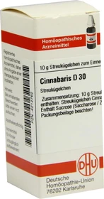 DHU Cinnabaris D30 Globuli, 10g