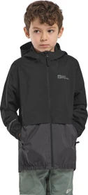 Jack Wolfskin Rainy Days 2l Funktionsjacke granite black (Junior)
