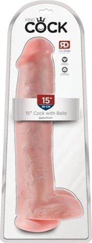 Pipedream King Cock 15" Cock with Balls PD5535