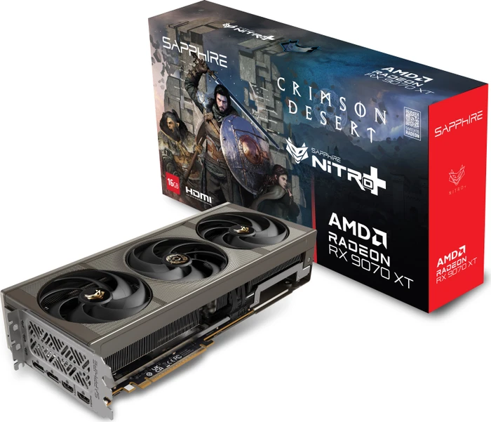 Sapphire Nitro+ Radeon RX 9070 XT OC Crimson Desert, 16GB GDDR6, 2x HDMI, 2x DP, lite retail