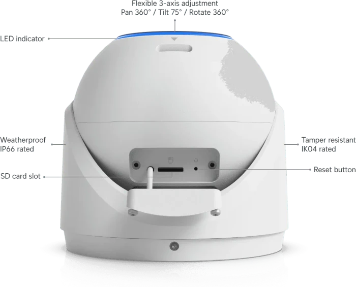 Ubiquiti UniFi G6 Pro Turret, weiß