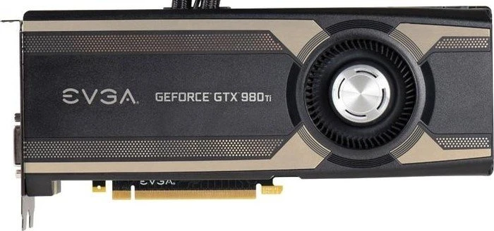 EVGA GeForce GTX 980 Ti Hybrid, 6GB GDDR5, DVI, HDMI, 3x DP