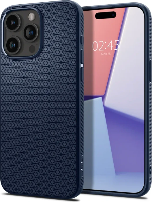 Spigen Liquid Air für Apple iPhone 15 Pro Max navy blue