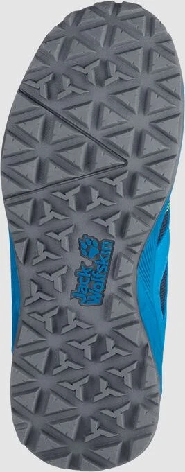 Jack Wolfskin Woodland Texapore Low blau/grün (Junior)