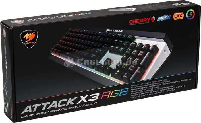 Cougar Attack X3 RGB, MX RGB RED, USB, DE