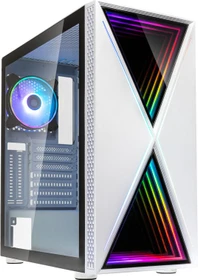 Kolink Void X White, weiß, Glasfenster