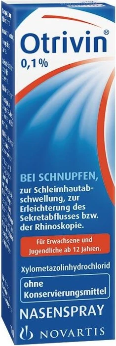 Otrivin 0.1% Nasenspray ohne Konservierungsmittel, 10ml
