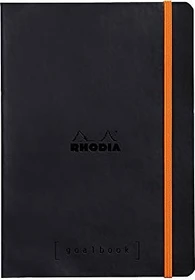 Rhodia Boutique goalbook, A5, punktiert, Softcover, schwarz, 120 Blatt