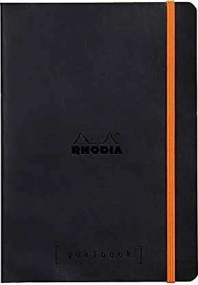 Rhodia Boutique goalbook, A5, punktiert, Softcover, schwarz, 120 Blatt