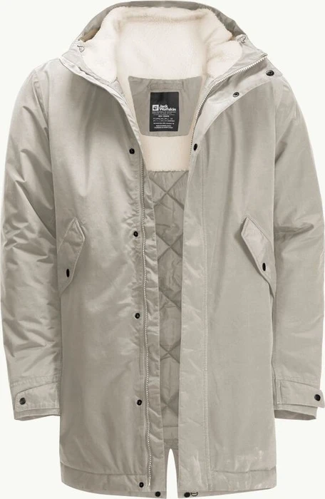 Jack Wolfskin Talforst Funktionsmantel dusty grey (Damen)