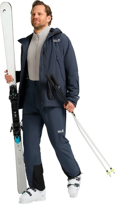 Jack Wolfskin Flowline Pro 2L Insulated Skihose lang midnight sky (Herren)