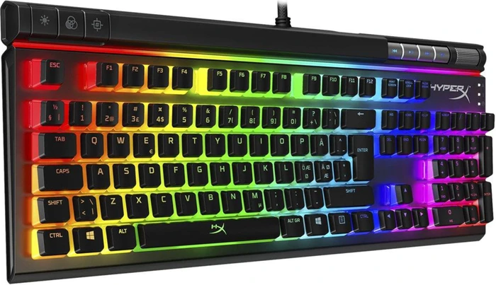 HP HyperX Alloy Elite 2, LEDs RGB, HyperX RED, USB, ND