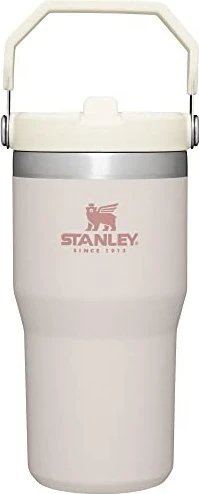 Stanley IceFlow Flip Straw Tumbler Isolierflasche 590ml rose quartz