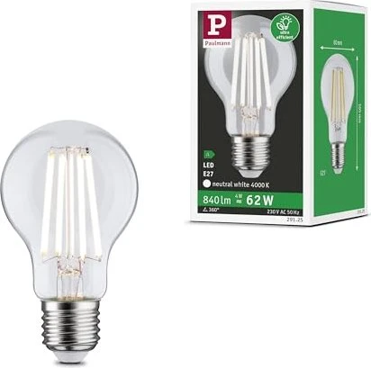 Paulmann Eco-Line Filament LED Tropfen E27 4W/840 klar