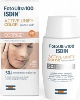 Isdin FotoUltra 100 Active Unify Color Sonnenfluid LSF50+, 50ml