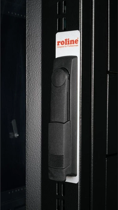 Roline / Secomp Pro Serie 19" Serverschrank 42HE, montiert, Glastür, IP20, RAL 9005, 1000mm tief