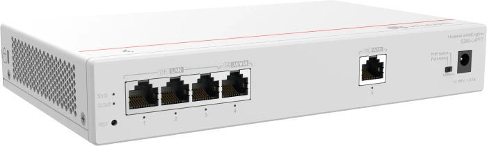 Huawei eKit SME Network eKitEngine S380 L4P1T Desktop Gigabit Router, 5x RJ-45, 50W PoE+