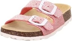 Superfit Fussbettpantoffel rosa/weiß (Junior)