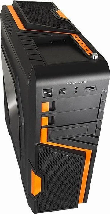 Cooltek GT-04 orange, Acrylfenster