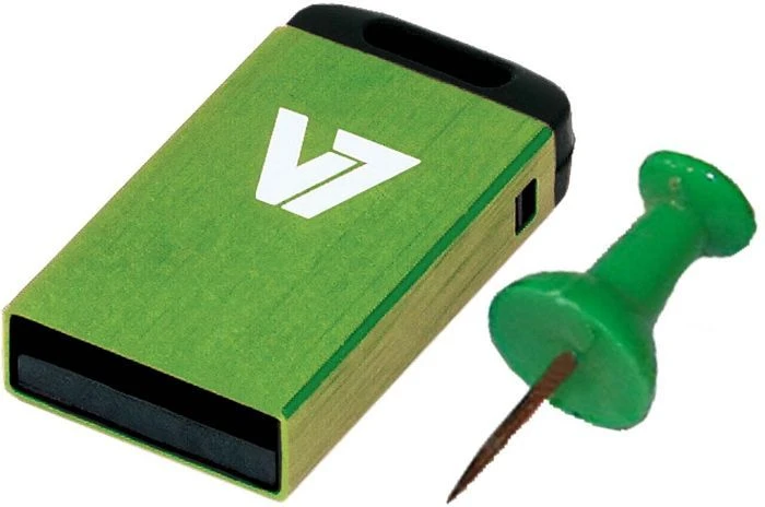 V7 Nano USB-Stick 4GB grün, USB-A, USB 2.0